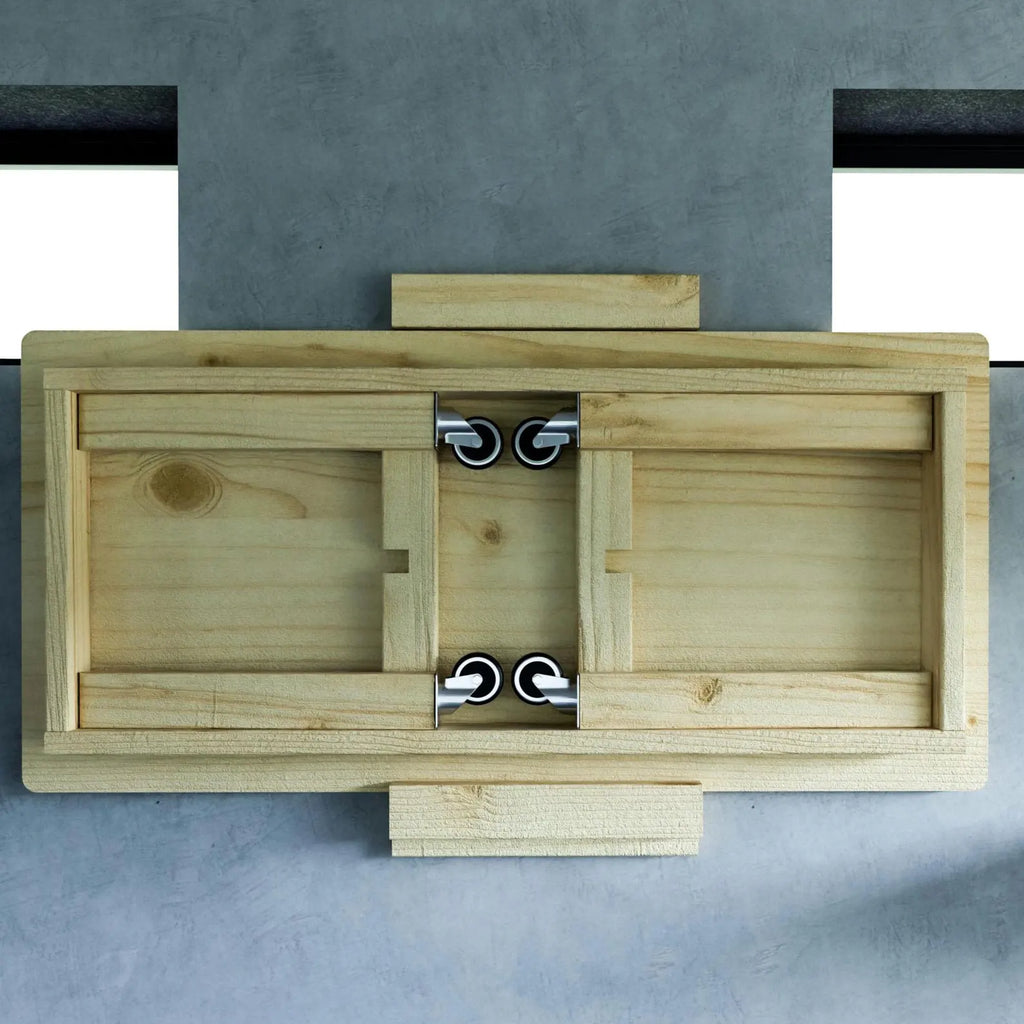 The Wall That Becomes a Workbench  A Folding Workbench Build Plan