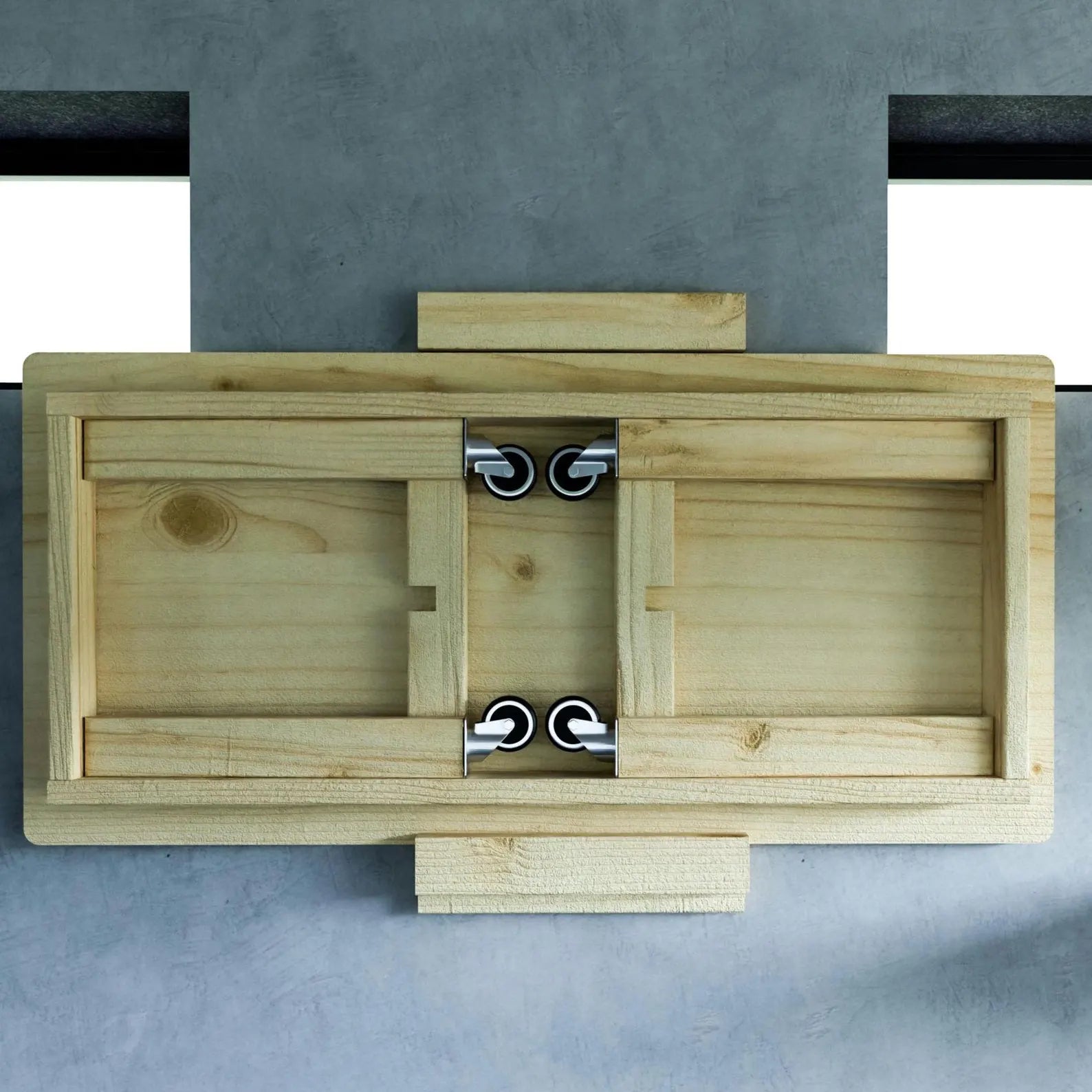 The Wall That Becomes a Workbench  A Folding Workbench Build Plan